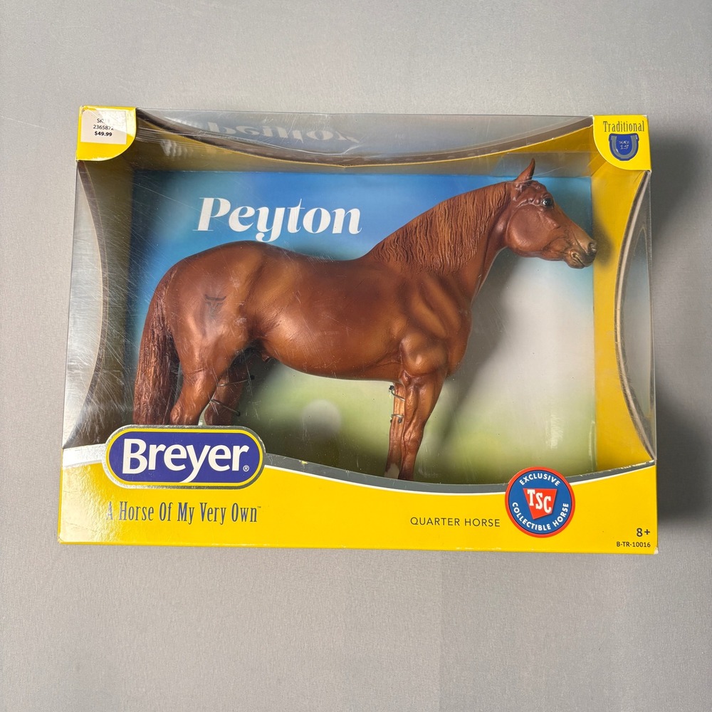 Breyer Traditional Peyton Quarter Horse TSC Exclusive Chestnut Stallion 10016